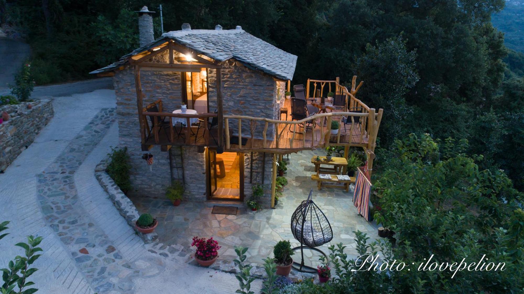 Aristoteli'S Stone House Makrirrákhi Екстериор снимка