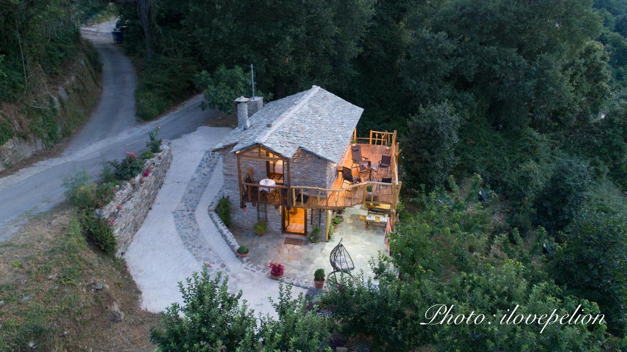 Aristoteli'S Stone House Makrirrákhi Екстериор снимка