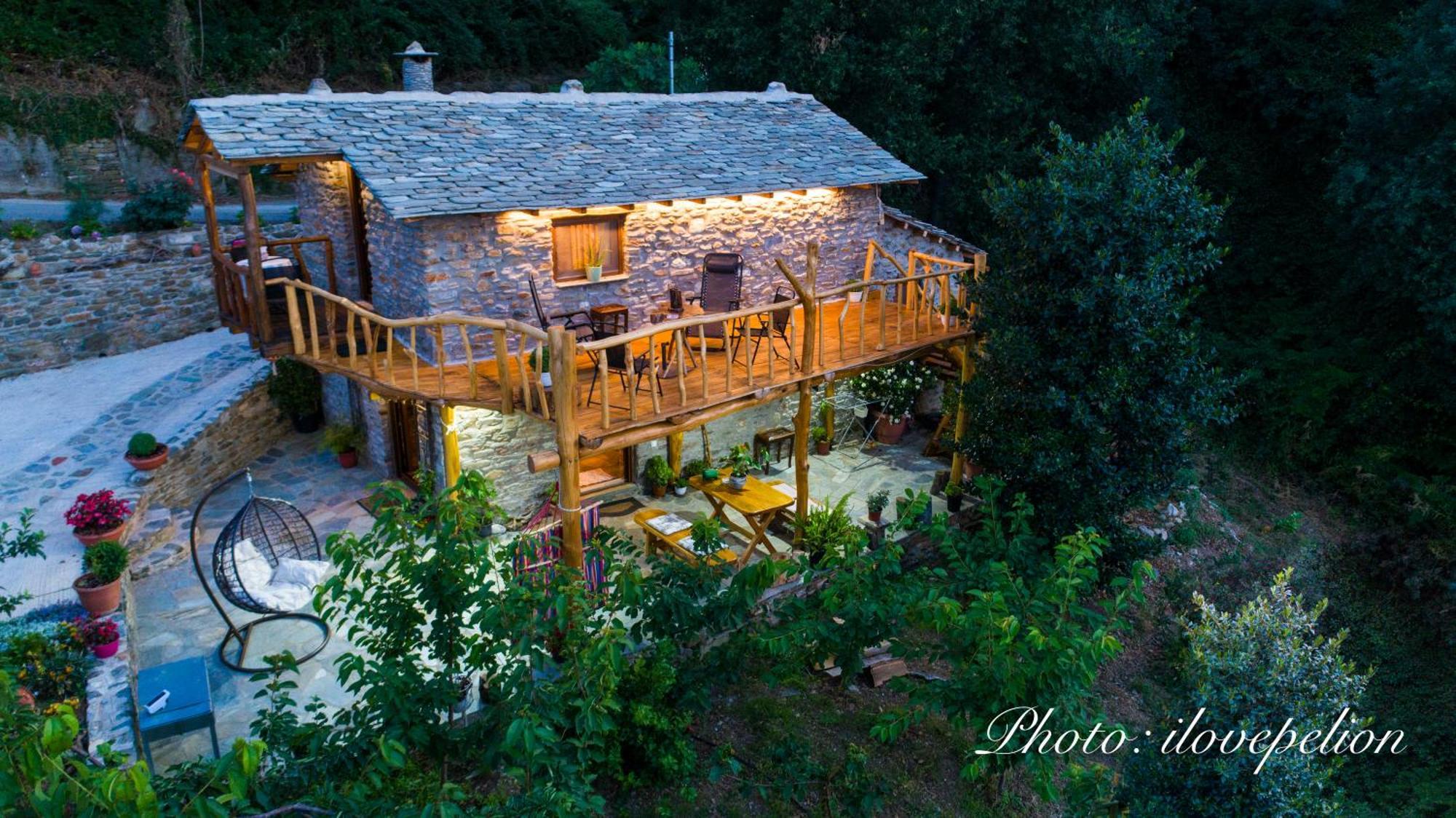 Aristoteli'S Stone House Makrirrákhi Екстериор снимка
